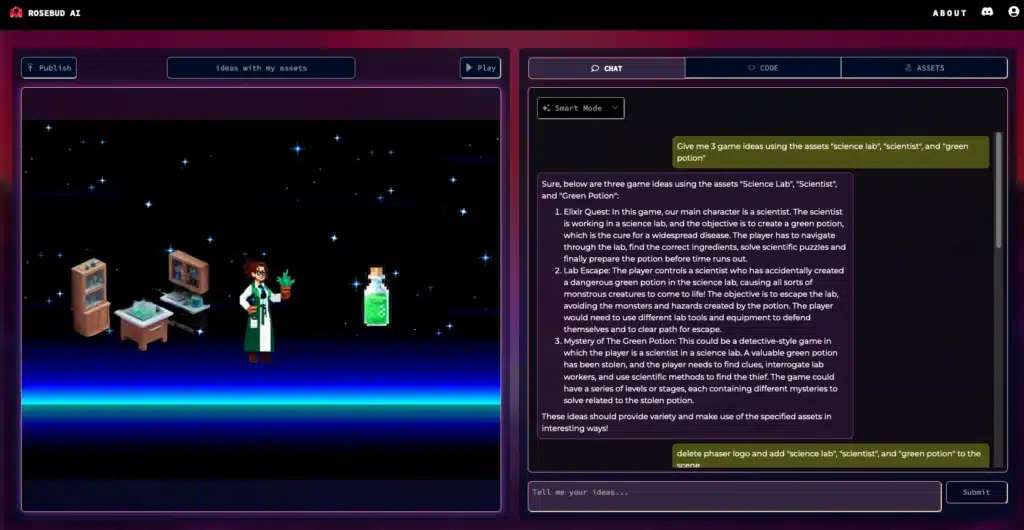 零代码游戏生产