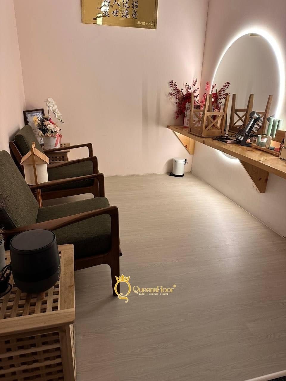 大马高品质防水地板 QueensFloor LVT 铺设效果实景