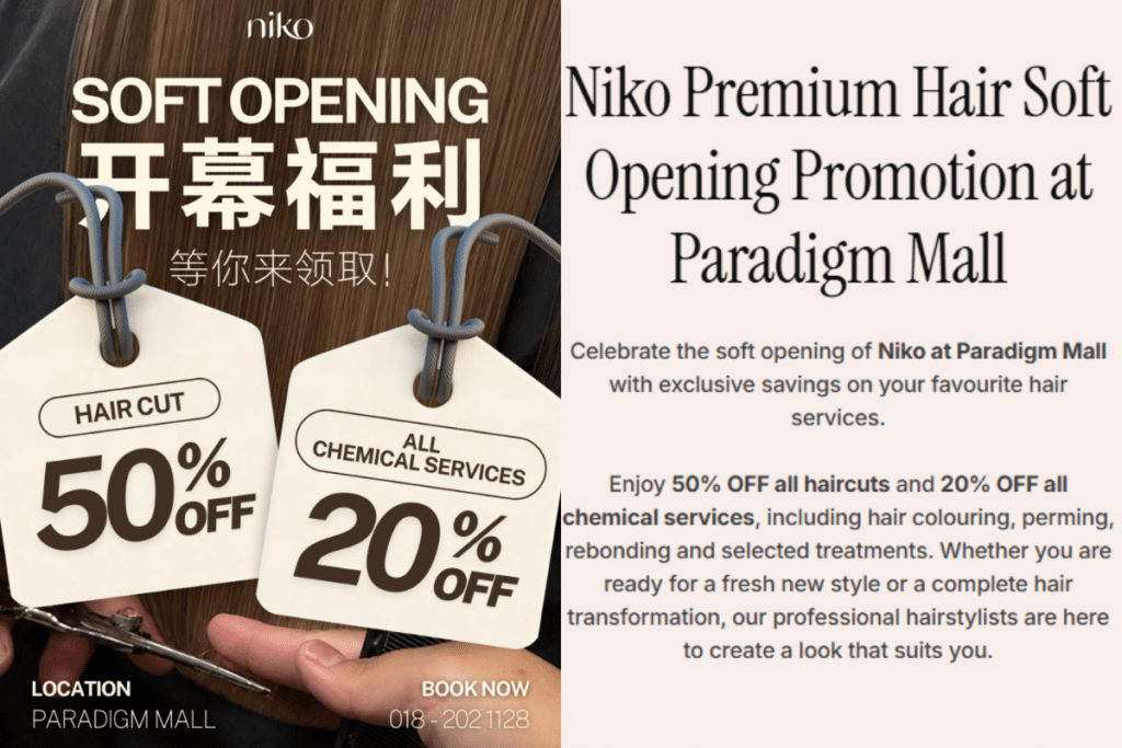 Paradigm Mall JB头发护理